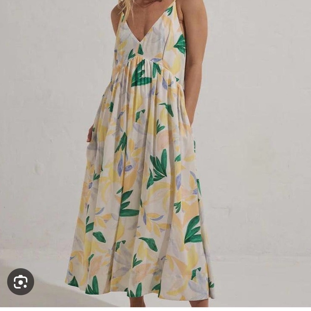 NWT MON RENN Fruitful Sundress w/pockets - Australian designer